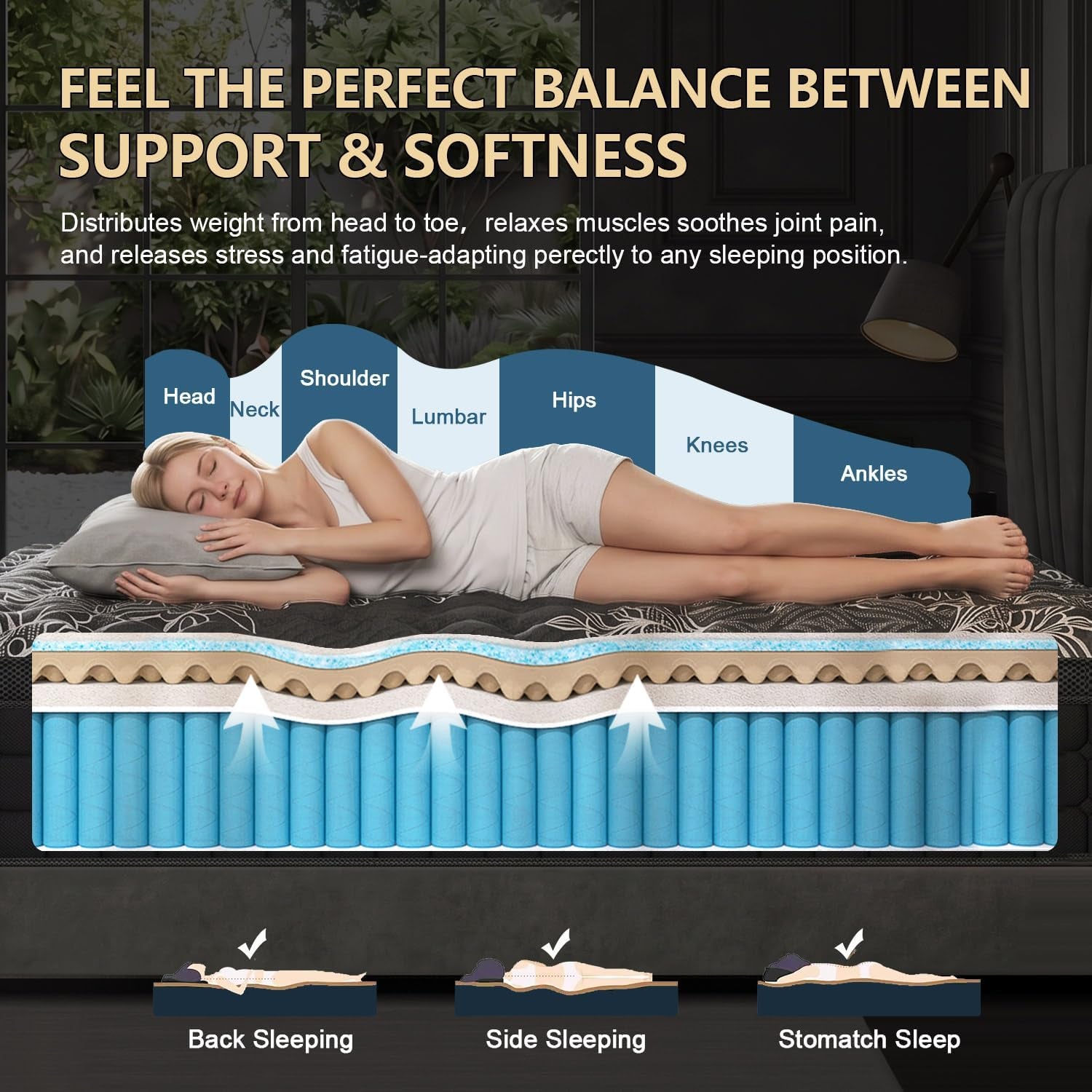 queen-mattress-14-inch-hybrid-cooling-gel-foam-pocket-springs-medium-firm-with-edge-support-365-night-trial-bed-in-a-box