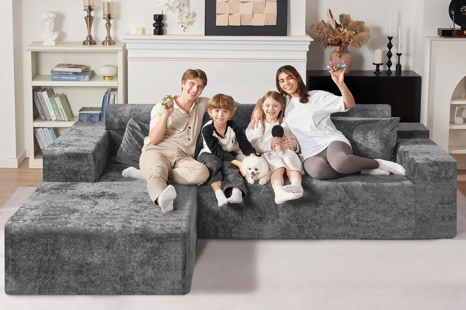 105-l-shape-modular-sectional-sofa-couch-for-living-room-no-assembly-required-modular-comfy-sofa-with-deep-seat-for-living-room-bedroom-luxury-distressed-velvetleft-grey