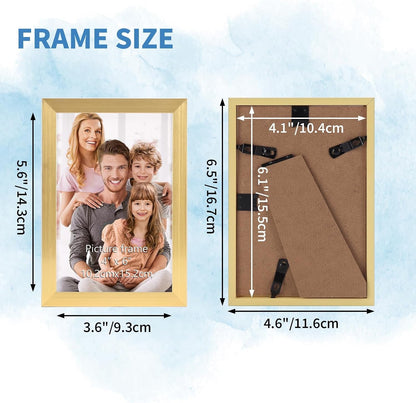 4X6 Picture Frame Gold, 4 X 6 Photo Frames Bulk for Wall Hanging or Tabletop Display, 18 Pack2