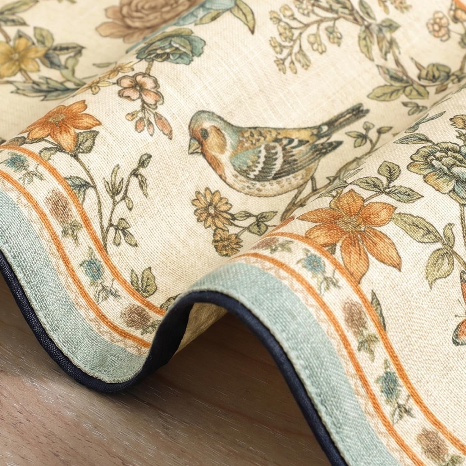 beige-floral-bird-rustic-vintage-table-runner-13x72-inch