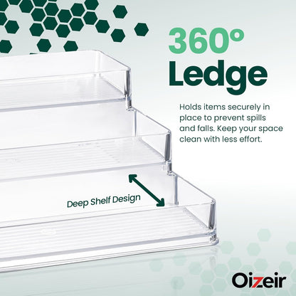 Clear Acrylic 3-Tier Spice Rack, Cabinet Pantry Organizer4