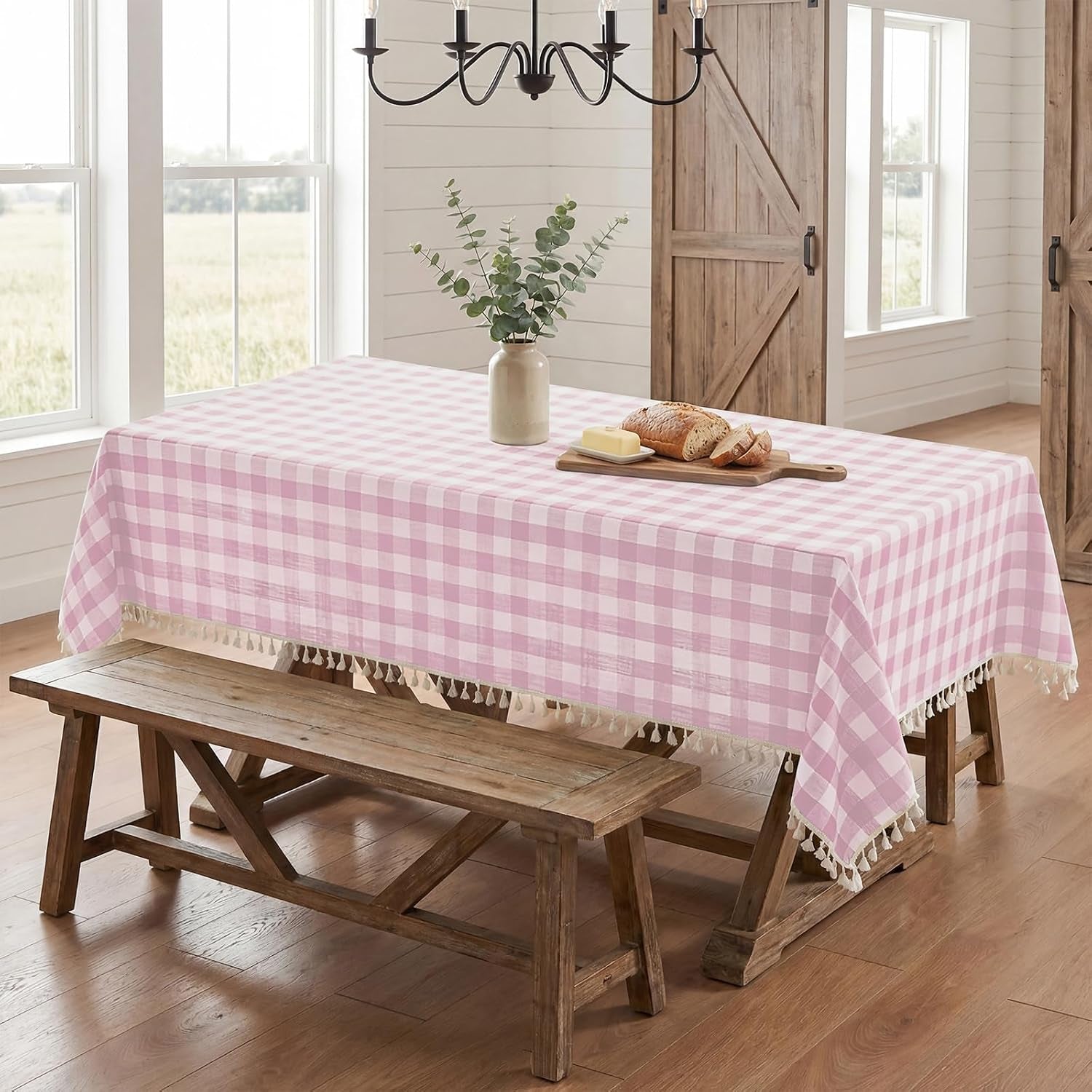 checkered-tablecloth-rectangle-linen-cotton-gingham-table-cloth-with-tassel-washable-buffalo-plaid-table-cover-wrinkle-free-for-kitchen-dining-and-outdoor-picnic-55-x-70-inch-pink