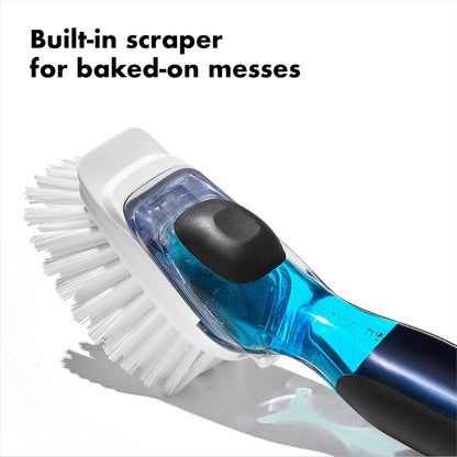 OXO Good Grips Soap Dispensing Dish Brush Storage Set4