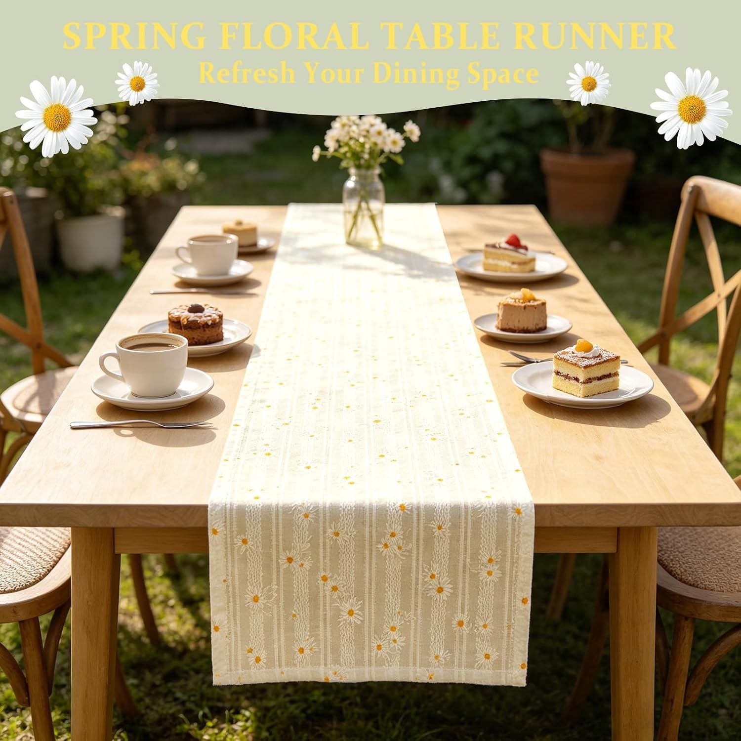 light-yellow-floral-cotton-table-runner-boho-table-decor-12-x72-farmhouse-rustic-autumn-thanksgiving-dining-room-kitchen-wedding-holiday-decor-bohemian-dresser-scarf-home-decor