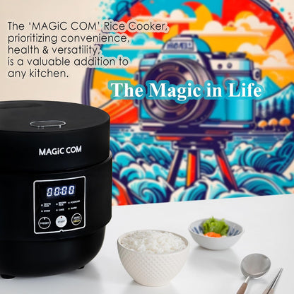 Rice Cooker 4 Cup Uncooked/ 8 Cup Cooked, Digital Display with Warmer, Small Rice Maker & Multiple Settings, 24H Delay Timer, Automatic Keep Warm, Nonstick Inner Pot, Arrocera Eléctrica9