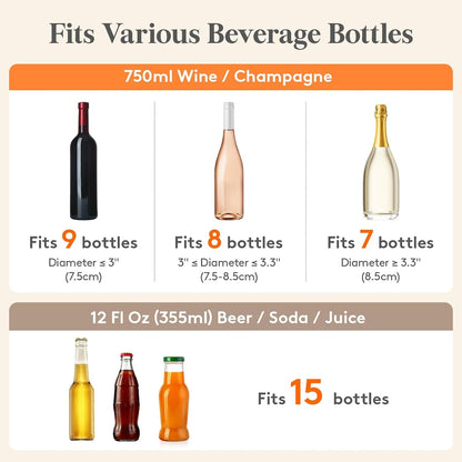 13L Plastic Ice Bucket for Parties 2 Pcs, BPA Free | Large Capacity, Comfortable Handle, Drop-Resistant & Shatterproof PET Beverage Tub for Outdoor Cocktail, Mimosa & Soda Bar4