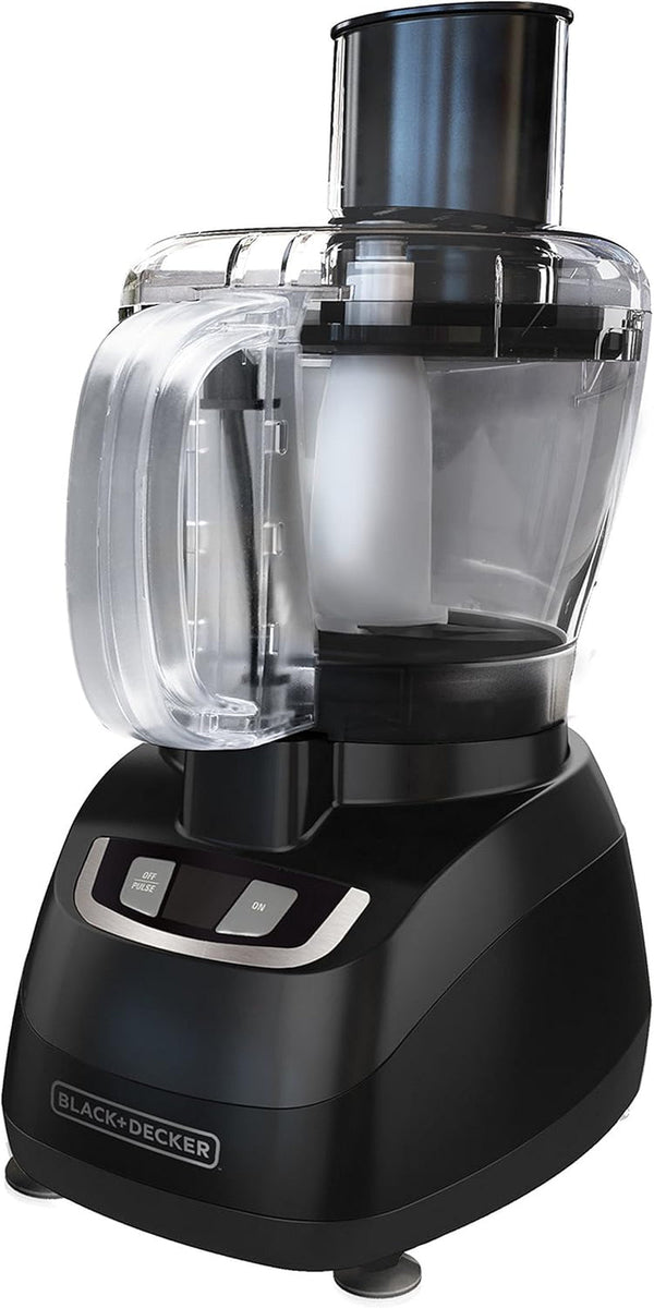 BLACK+DECKER 8-Cup Food Processor, Black, FP1600B1