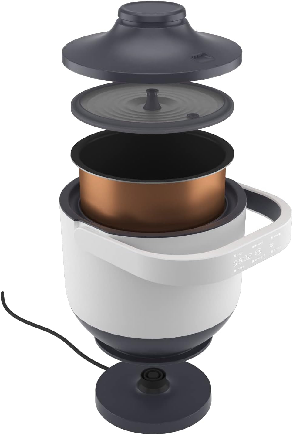 powercooker-multi-cooker-steamer-auto-warmer-fast-cooking-portable-pot-detachable-heating-base-5-cooking-models-touch-control-panel-soup-rice-stews-oatmeal-yogurt-white