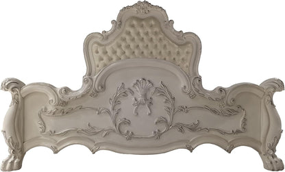 Dresden Tufted Bed with Nailhead Trim in Bone White4