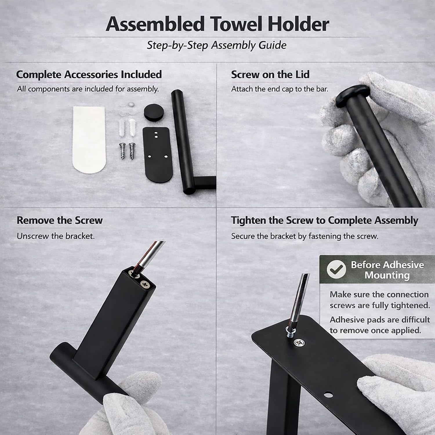 paper-towel-holder-self-adhesive-or-screw-mounting-black-wall-mount-sus304-stainless-steel-paper-towel-holder-under-cabinet-for-kitchen-counter-cabinet-bathroom