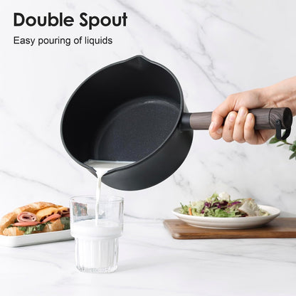 15Pcs Nonstick Cookware Set Pots and Pans Set Kitchen Cooking Frying Pans with Stay-Cool Handle, Dishwasher Safe, Induction Compatible, PFOA/PFOS Free, Black7