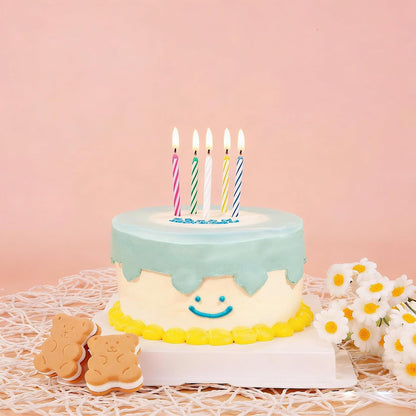 288-Count Multicolored Birthday Candles, Spiral Candles, Cupcake Candles, Party Celebration3