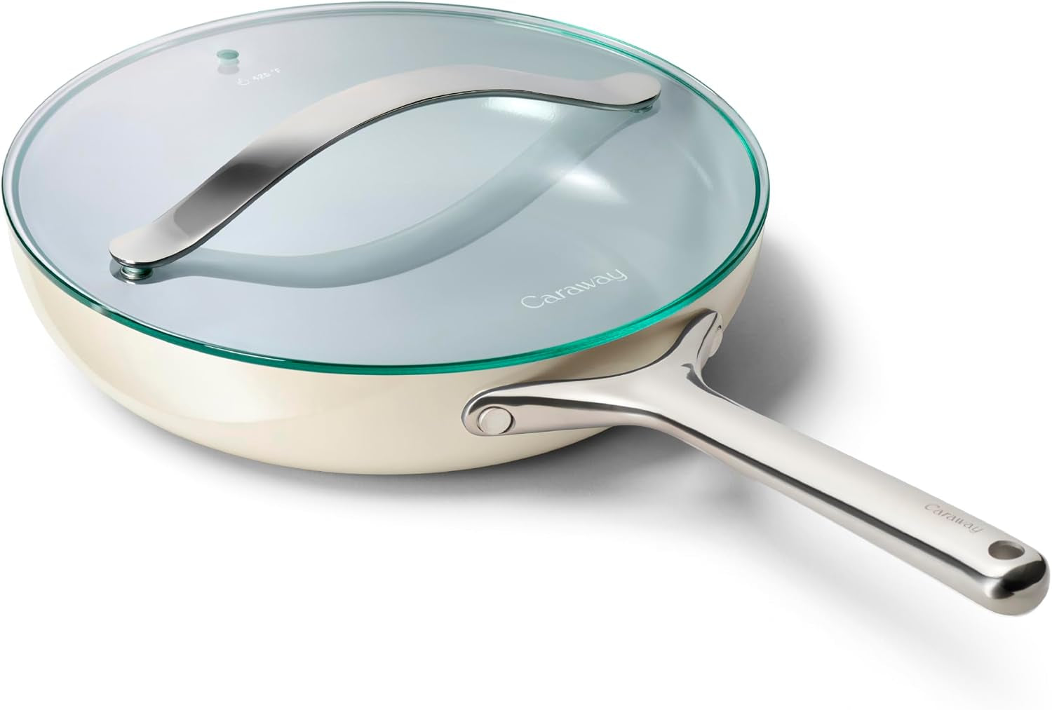 caraway-non-stick-ceramic-frying-pan-with-glass-lid-2-7-qt-10-5-non-toxic-ptfe-and-pfoa-free-oven-safe-and-compatible-with-all-stovetops-gas-electric-and-induction-cream