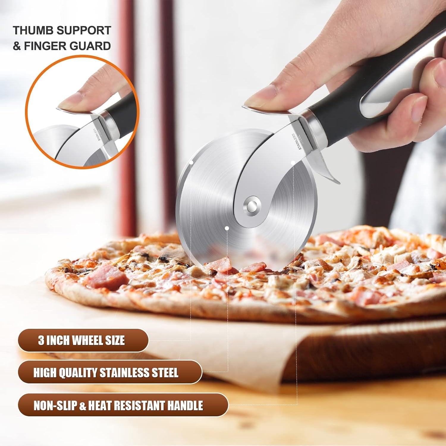 premium-pizza-cutter-wheel-ultra-sharp-stainless-steel-pizza-slicer-with-non-slip-soft-grip-handle-multi-purpose-cutter-for-pizza-dough-pastry-dishwasher-safe-easy-to-clean-black