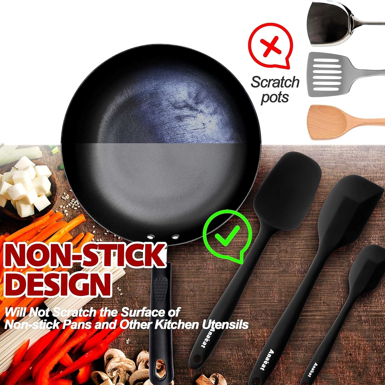 silicone-spatula-set-of-5-seamless-one-pieces-design-non-stick-rubber-spatulas-kitchen-scraper-flexible-for-easy-baking-cooking-scraping-mixing-heat-resistant-dishwasher-safe