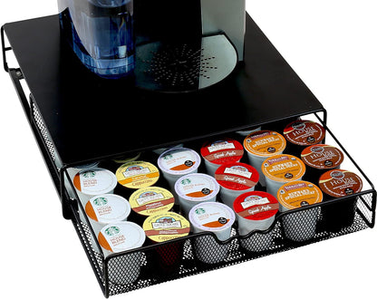 K-Cup Holder Drawer for 36 Coffee Pods Storage, Black4