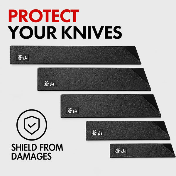 6-Piece Knife Edge Guard Set, 503633, Black6