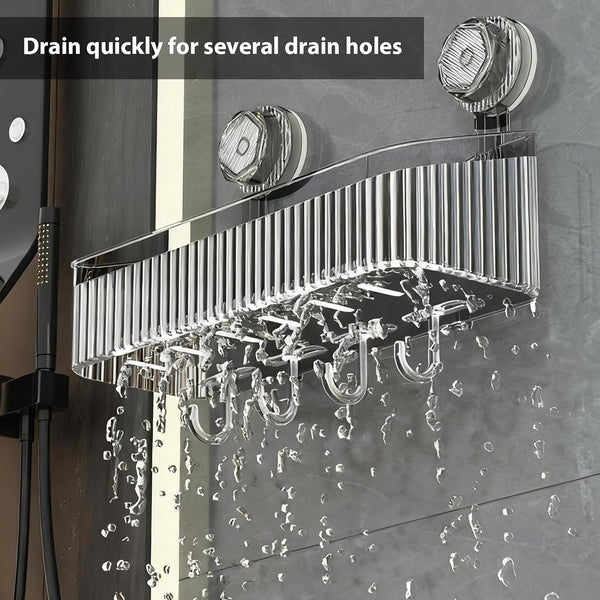 3 Pack Suction Cup Shower Caddy Not Suitable for Wet Wall5