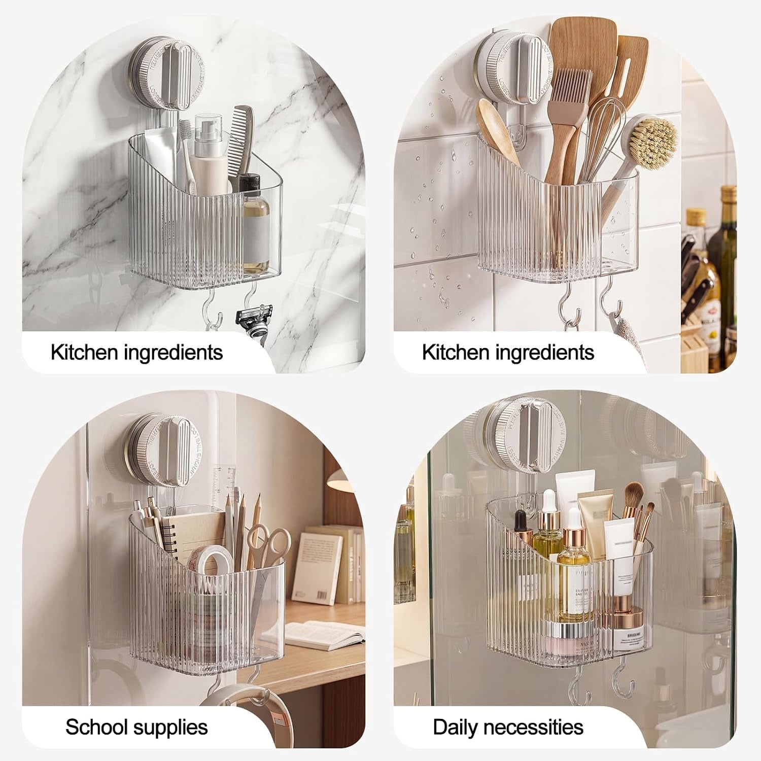 shower-caddy-suction-cup-shelf-organizer-with-hooks-removable-clear-shower-organizer-wall-storage-rack