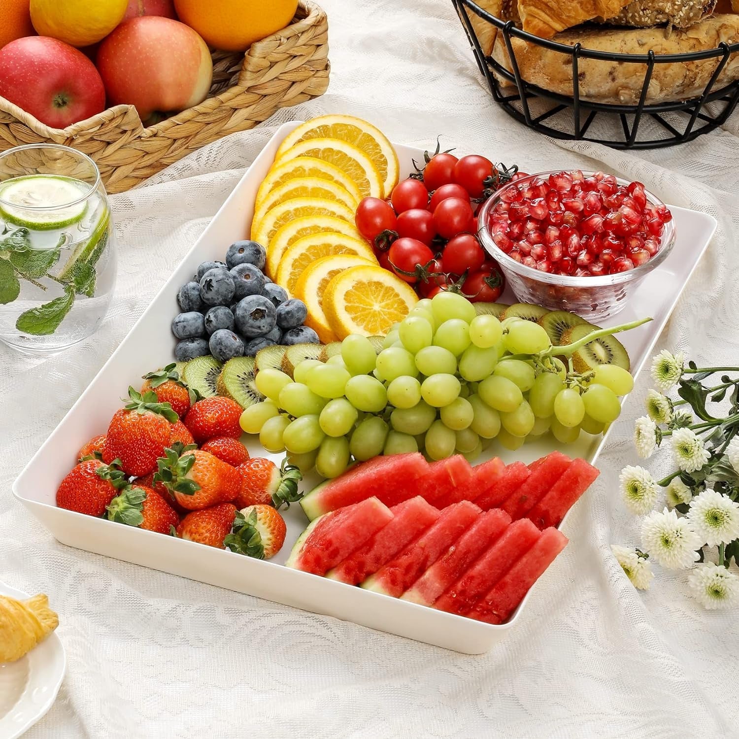 4-pack-plastic-16-x-11-large-white-serving-trays-set-reusable-serving-platters-for-cookie-appetizer-charcuterie-snack-dessert-party-food-display-stackable-kitchen-countertop-tray-bpa-free