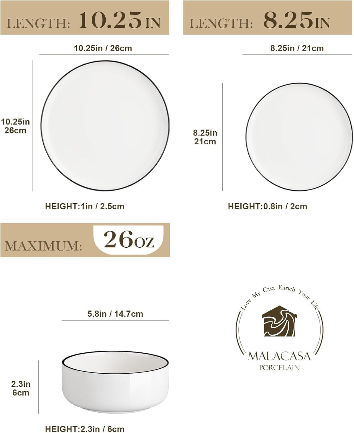 plates-and-bowls-sets-12-pieces-modern-porcelain-dinnerware-set-for-4-white-kitchen-dinner-dining-ware-set-wtih-black-rim-ceramic-dishware-dishes-microwave-and-dishwasher-safe-series-luna