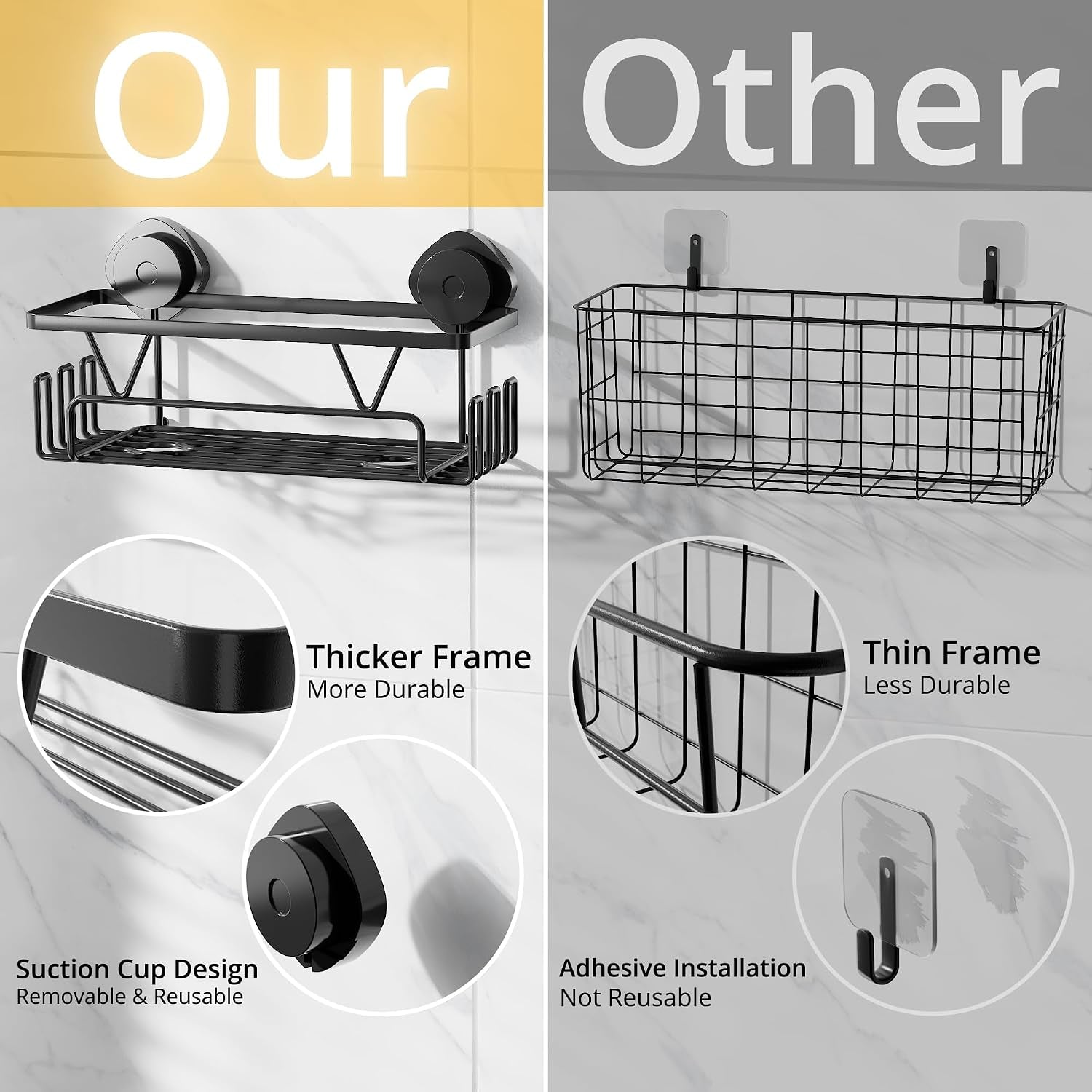 suction-cup-shower-caddy-with-hooks-no-drill-bathroom-organizer
