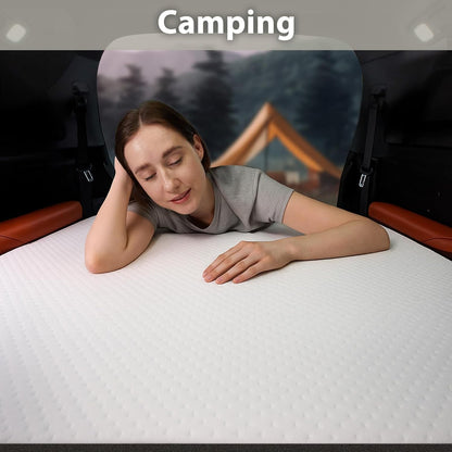 Tri Fold Memory Foam Foldable Mattress Twin, 3 Inch Folding Mattress for Guest Sleep. Portable Trifold Mat with Removable Washable Cover, Floor Sleeping Mat for Adult and Kid7