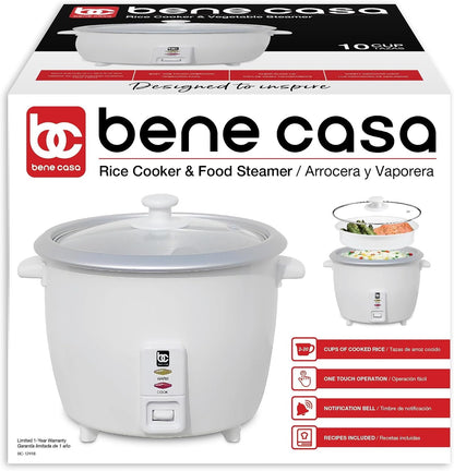 Rice Cooker with Glass Lid,10-Cup Dishwasher Safe Rice Cooker with Auto Cut Off, Steamer Rice Maker with Keep Warm Facility.6
