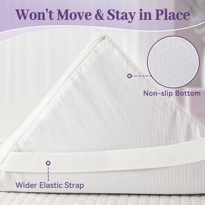 2 Inch Gel Memory Foam Mattress Topper Twin XL Size/Twin Extra Long, Ventilated High Density Pad for Back Pain, Bed Topper with Removable Soft Cover, Certipur-Us Certified6