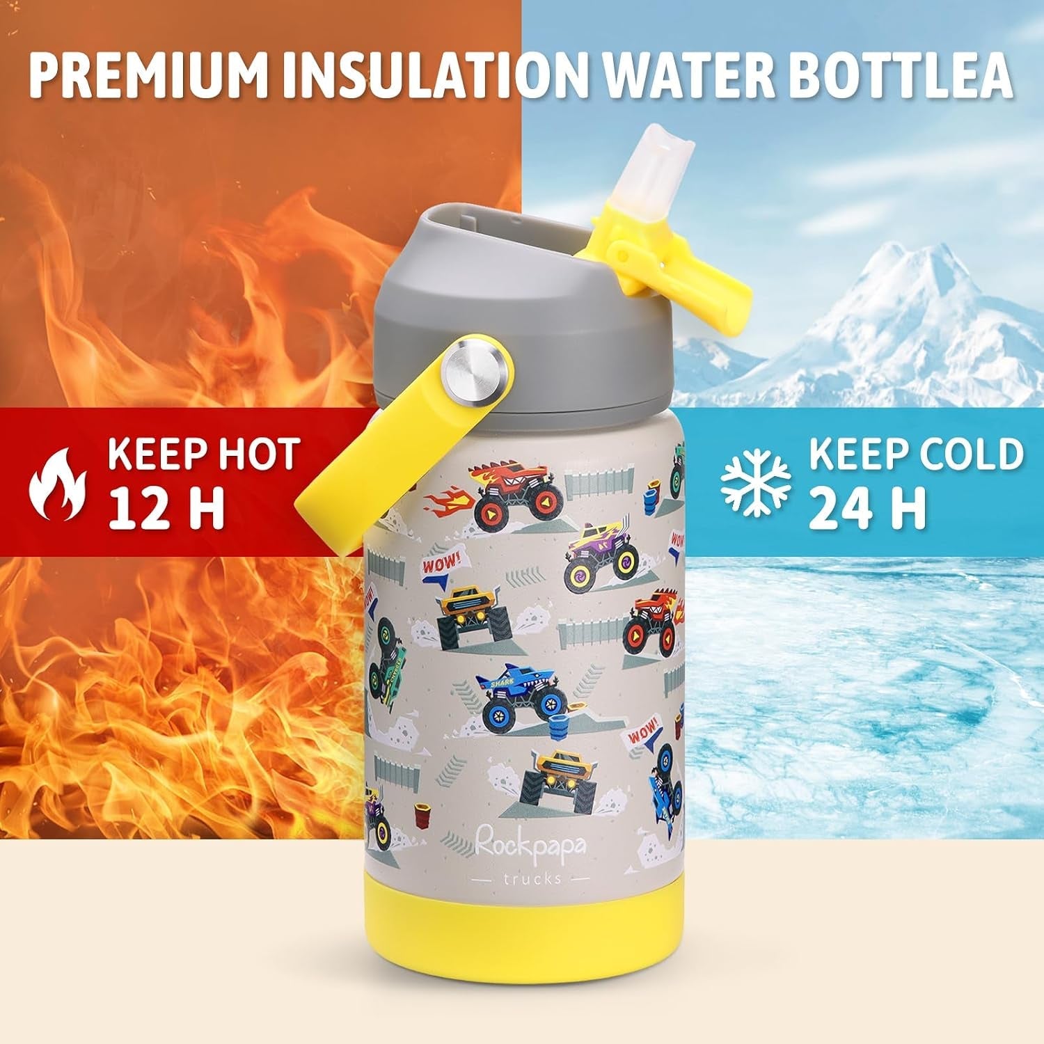 14oz-kids-stainless-steel-water-bottle-with-straws-trucks