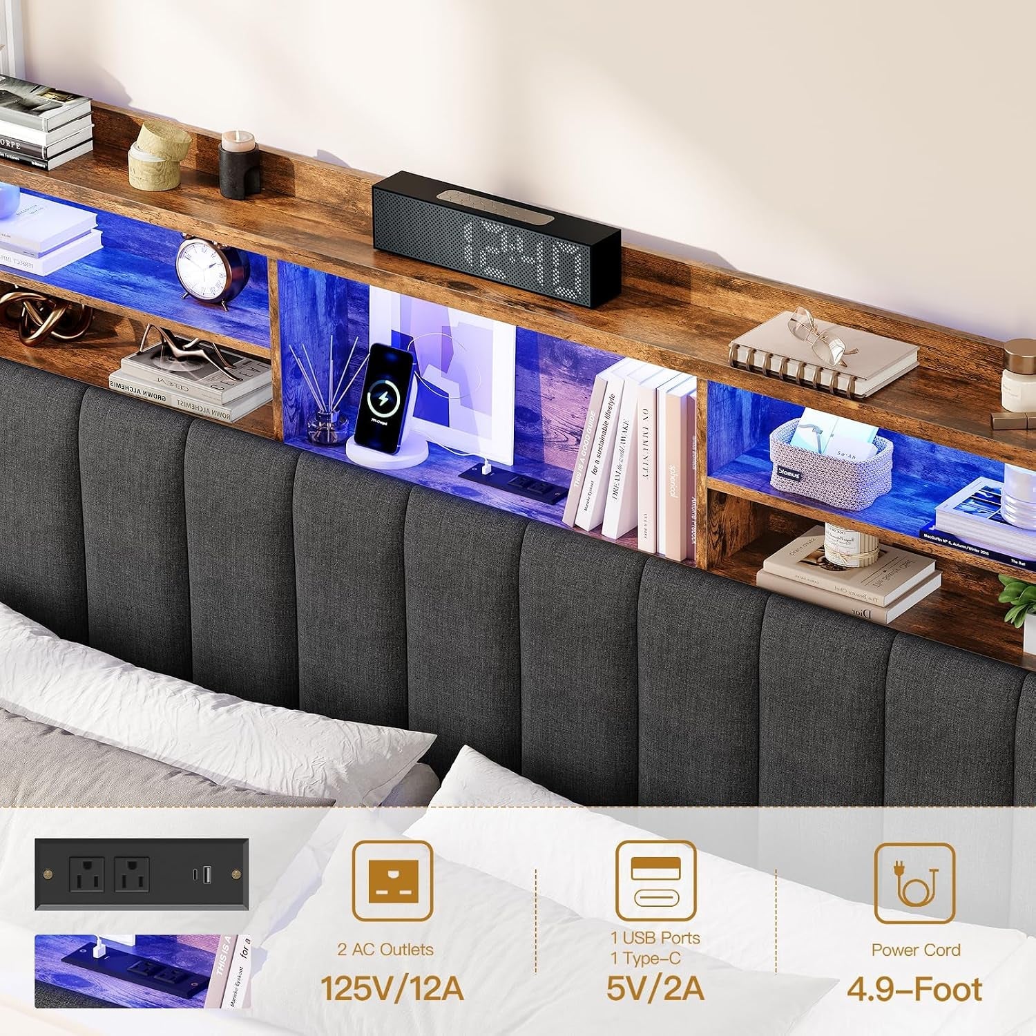 queen-bed-frame-with-headboard-and-4-drawers-storage-bed-frame-queen-size-built-in-led-lights-and-charging-station-sturdy-noise-free-upholstered-platform-metal-support-bed-dark-grey