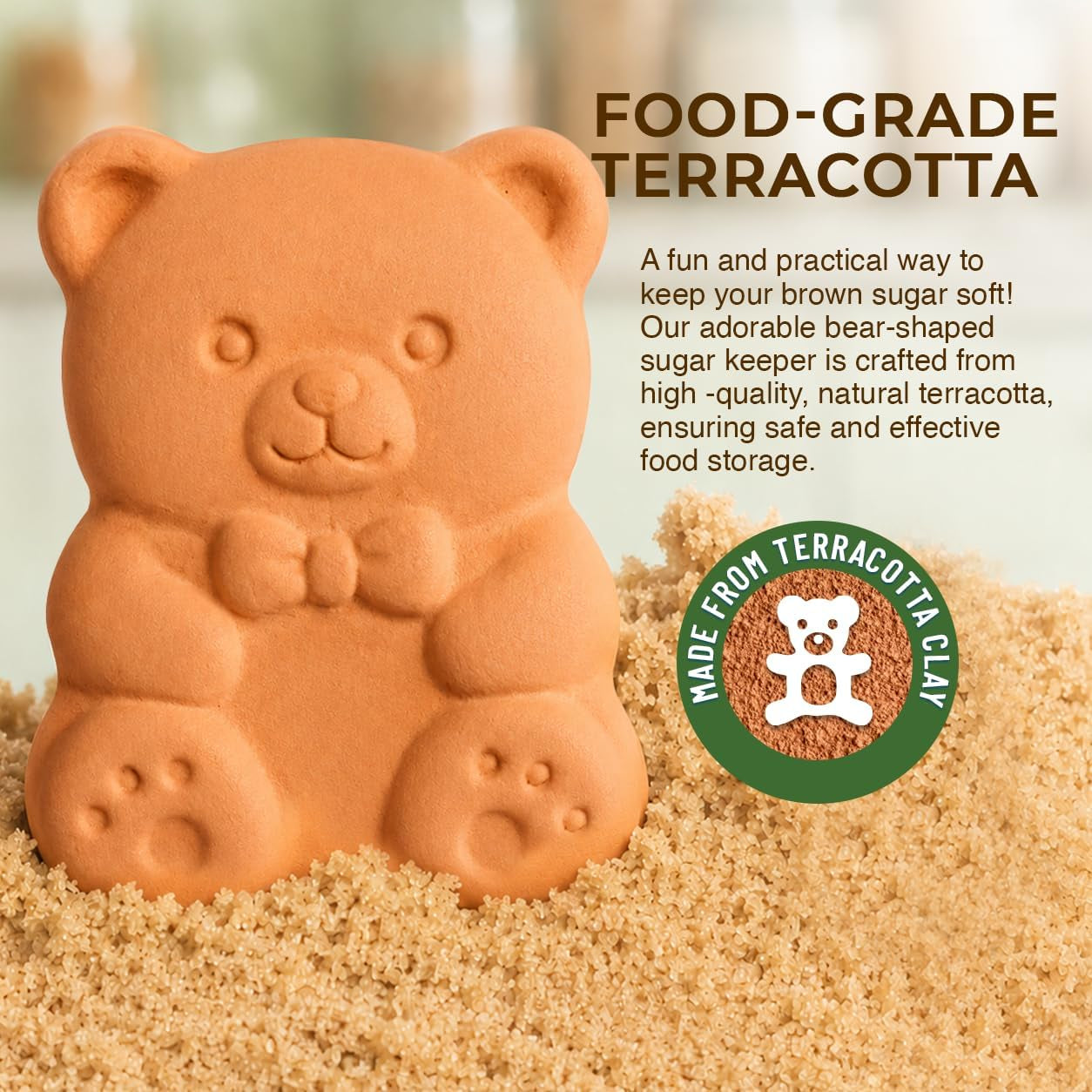 brown-sugar-bear-keeper-terracotta-sugar-saver-softener-for-brown-sugar-containers-reusable-food-safe-clay-moisture-regulator-keeps-sugar-soft-1-pack