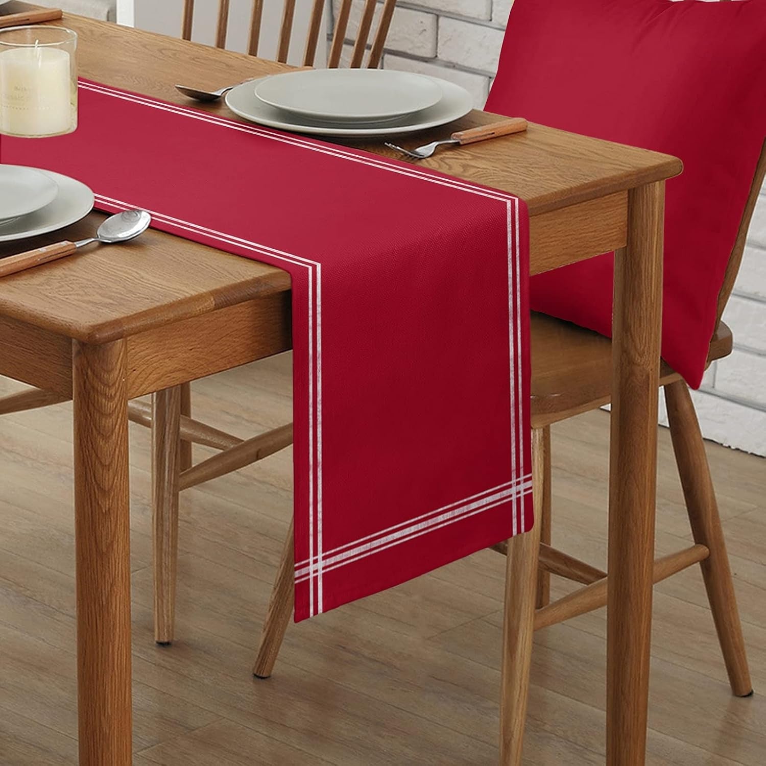 red-table-runner-dresser-scarves-farmhouse-red-dining-table-runners-36-inches-long-linen-stripe-coffee-table-runner-non-slip-washable-table-setting-decor-for-wedding-party-holiday-dinner