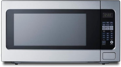 Summit Microwave Oven, Stainless Steel- SMBI27 | 2.2 Cu.Ft. Capacity, Countertop C1200W3