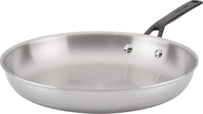 Kitchenaid 5-Ply Clad Polished Stainless Steel Fry Pan/Skillet, 12.25 Inch1