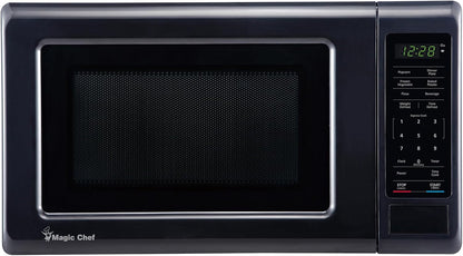 0.7 Cu. Ft. Countertop Microwave in Black - 700W (10.1"H X 17"W X 12.5"D) MC77MB1