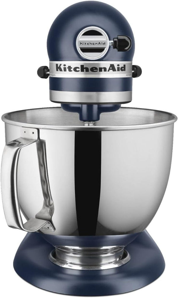 Kitchenaid Artisan, 5-Qt Tilt Head Stand Mixer, KSM150PS, Ink Blue | Includes Pouring Shield for Mess-Free Mixing, 10 Speed Settings, Easily Add Ingredients with the Tilt-Head Design2