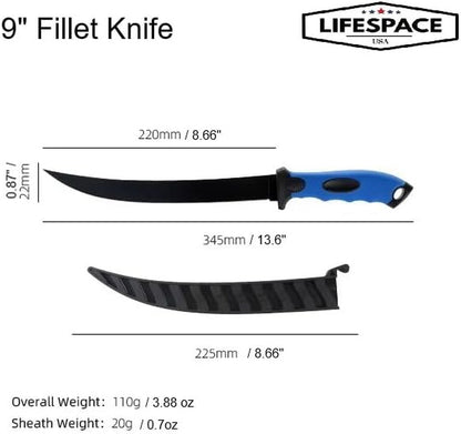 9" Stainless Steel Fish Filleting Knife by6