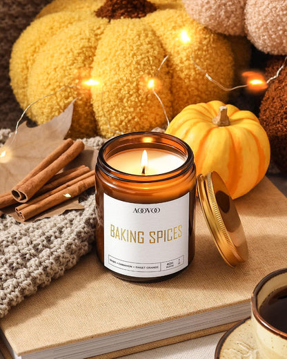 Fall Scented Candles - 6 PC Soy Candle, 42 Oz3
