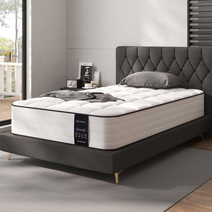10 Inch Twin Hybrid Mattress, Pocket Spring Medium in Box6