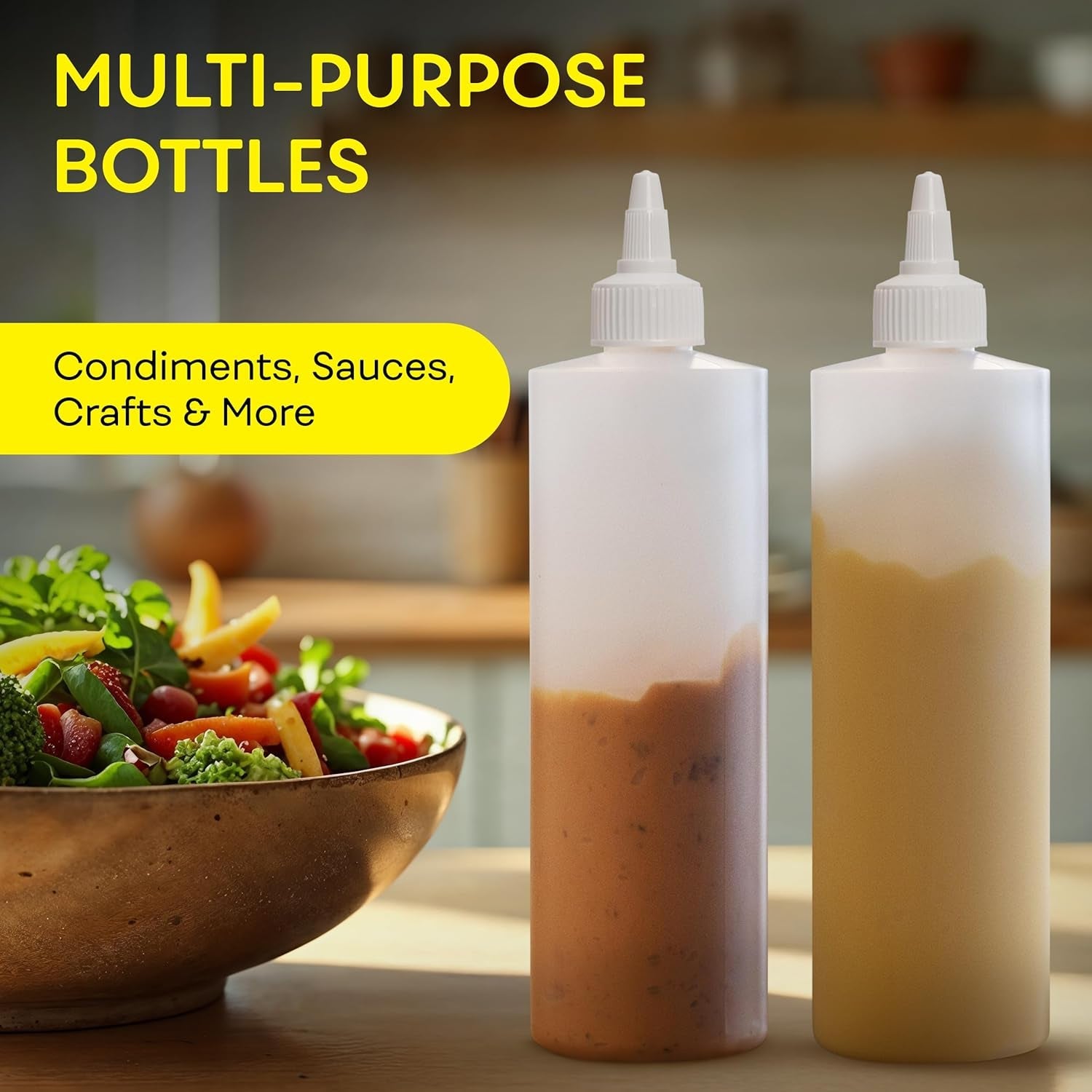 condiment-squeeze-bottles-16-oz-empty-squirt-bottle-with-twist-top-cap-leak-proof-great-for-ketchup-mustard-syrup-sauces-dressing-oil-arts-and-crafts-bpa-free-plastic-2-pack