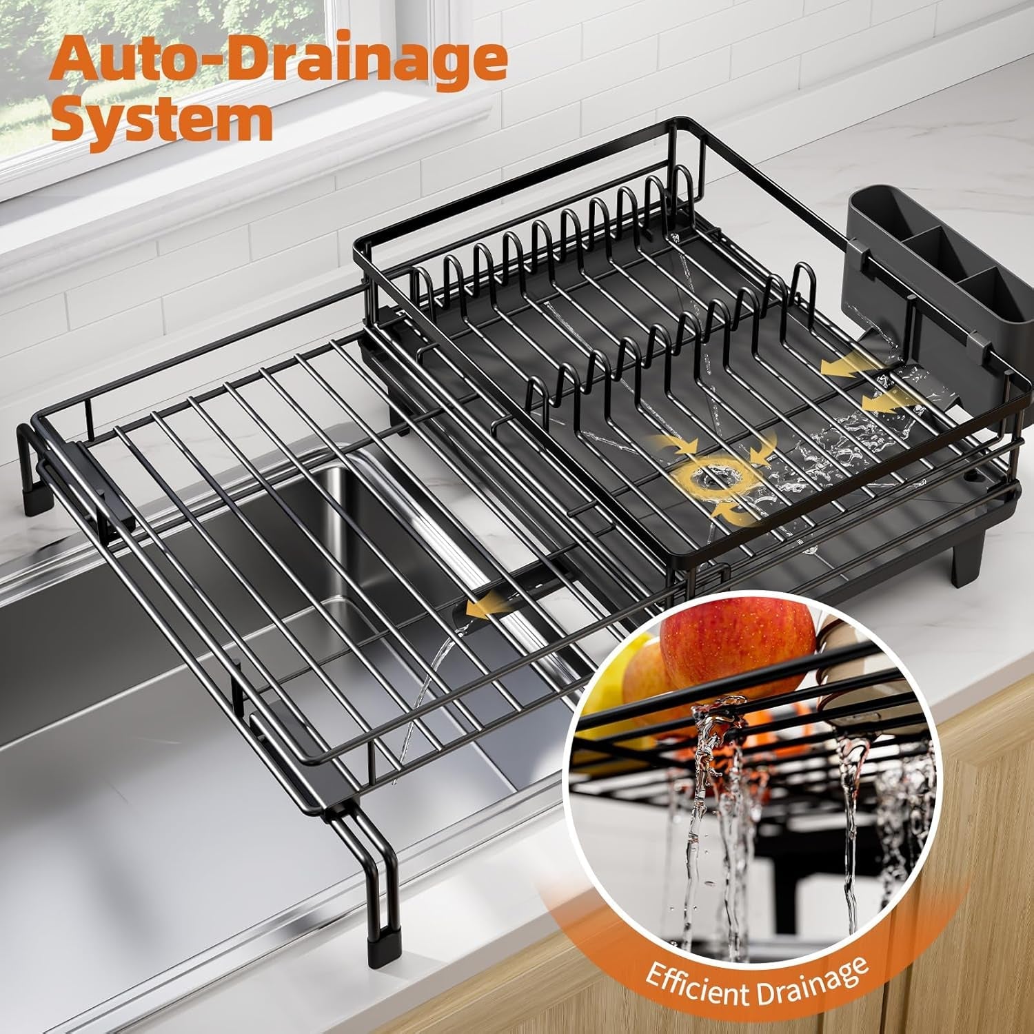 expandable-sink-dish-drying-rack-for-kitchen-counter-1-tier-black