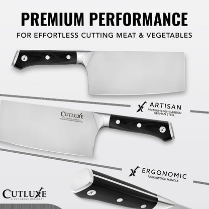Cleaver Knife, 7" Meat Cleaver Butcher Knife for Meat Cutting2