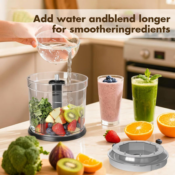 Mini Small Food Processor 4 Cup,Meat Grinder with 2 Bowls,Electric Food Chopper,Powerful Motor 2 Speed & 4 Blades for Baby Food,Meat,Onion,Vegetables5