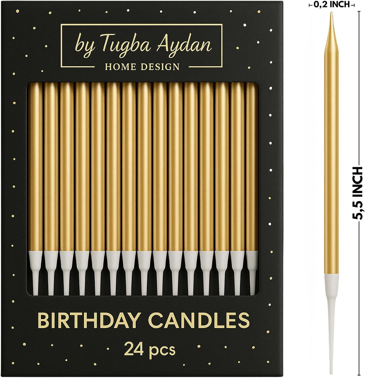 gold-birthday-candles-with-holders-24-pack-long-thin-metallic-cake-candles-for-birthday-cupcakes-party-decorations