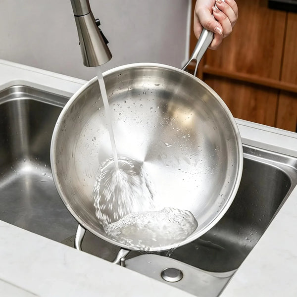 Stainless Steel 316 Wok with Lid, Stir-Fry Frying Pans, Oven and Dishwasher Safe, Induction Compatible (12.5 Inch)9