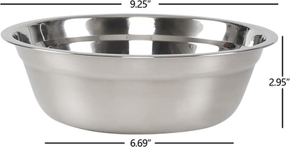 Set of 4 Stainless Steel Mixing Bowl Set, Metal Serving Bowls2