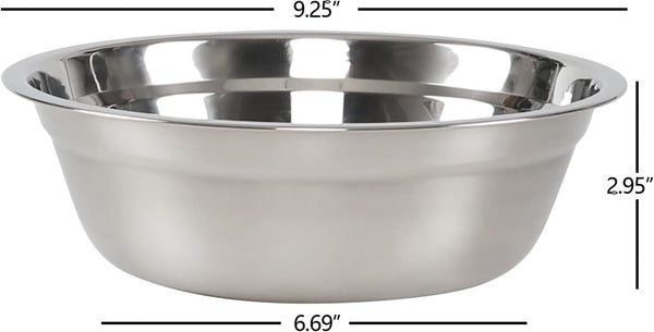 Set of 4 Stainless Steel Mixing Bowl Set, Metal Serving Bowls2