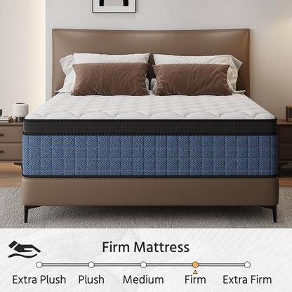 14 Inch Queen Mattress,Queen Size Mattress in a Box,Gel Memory Foam5