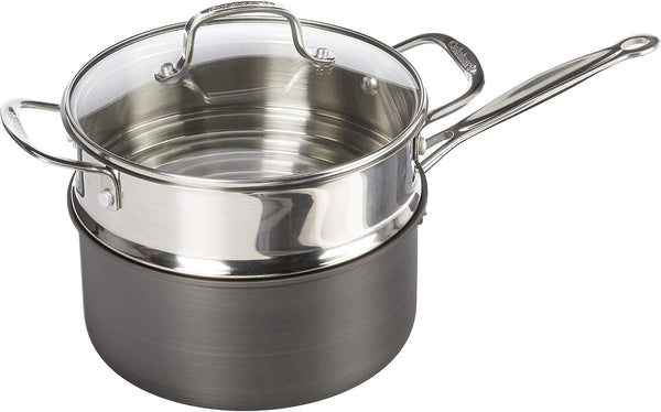 17-Piece Pots and Pans Set, Non Stick Hard Anodized Cookware Set, Compatible with Electric, Gas Cooktops, Dishwasher Safe, Oven Safe Pot Set, Cool Grip Handles, Aluminum Core for Even Heat4